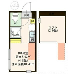 ハーモニーテラス高円寺南Ⅴの間取り