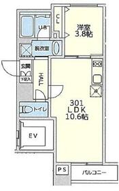 レジデンスセゾン子安の間取り