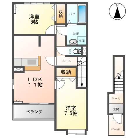 アンプティシャンの間取り