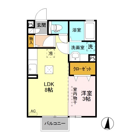ボヌール ノアの間取り