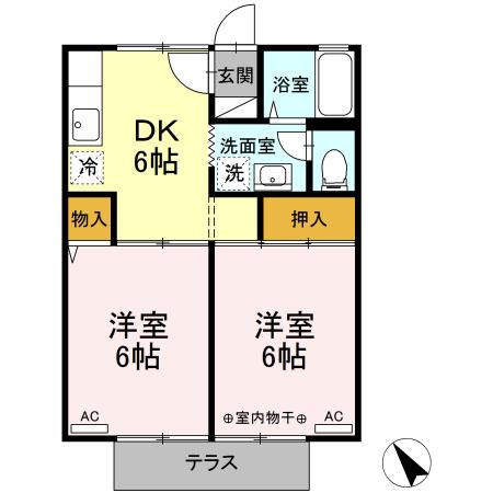 クレスト日吉の間取り