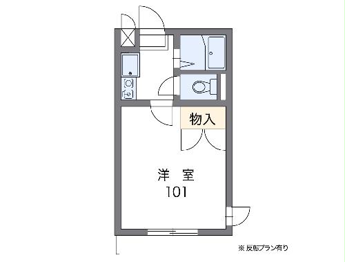 レオパレス上平間ACTの間取り