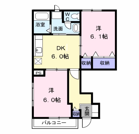 I・Field Aの間取り