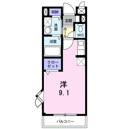 アヴァンリヴィエールの間取り