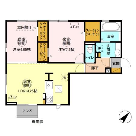 ベルハウスⅢの間取り