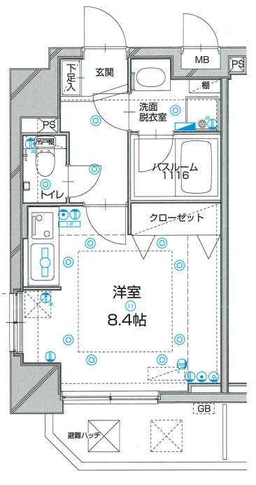 シャルムコート新宿ステーションパレスの間取り