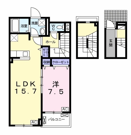 EnRich長良A(エンリッチの間取り