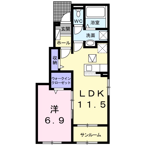 アドバンスⅠの間取り