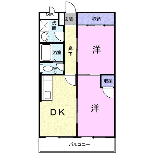 アルメリア一宮の間取り