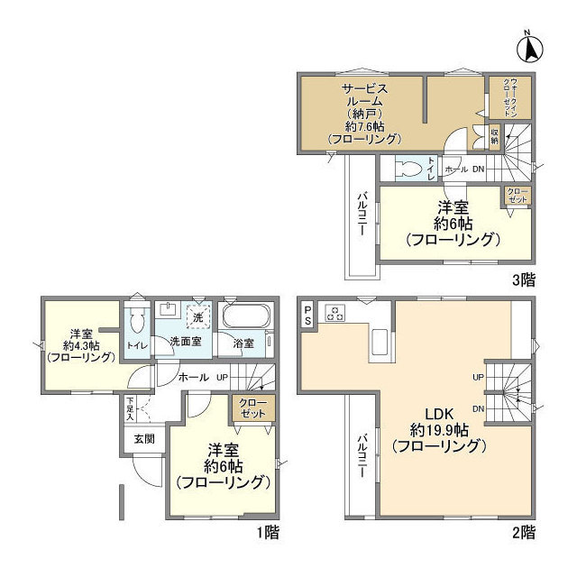 Kolet横浜大倉山の間取り