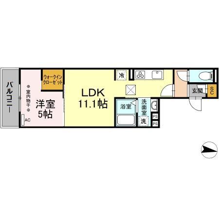 フェリシオ成子坂の間取り