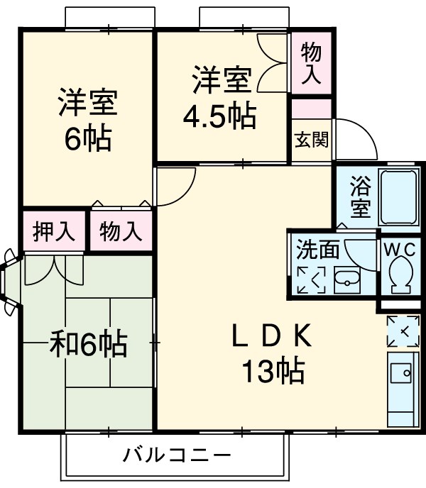 ルエストラメールの間取り