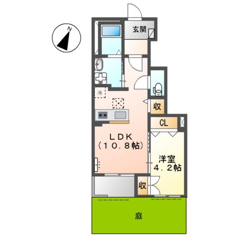 ベスウェル.Kの間取り