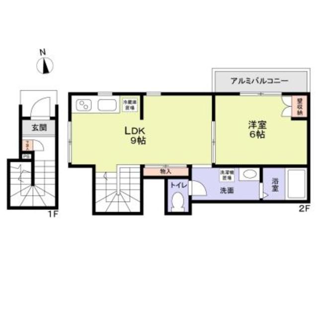 つわぶき荘の間取り