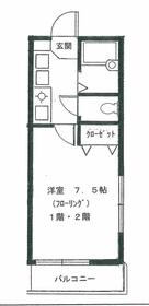 メーハン高谷の間取り
