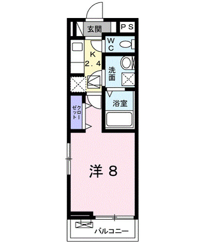 サニープレイスの間取り