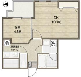ムジーク北参道の間取り