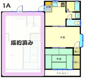 コーポ上里の間取り