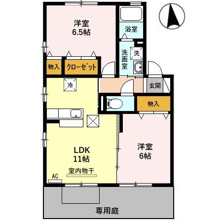 DEAR COURTの間取り