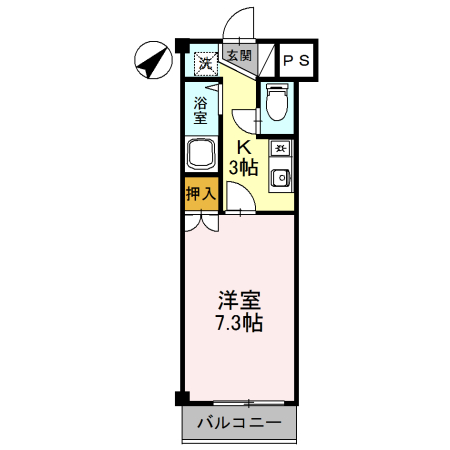ローズハイツT・Kの間取り