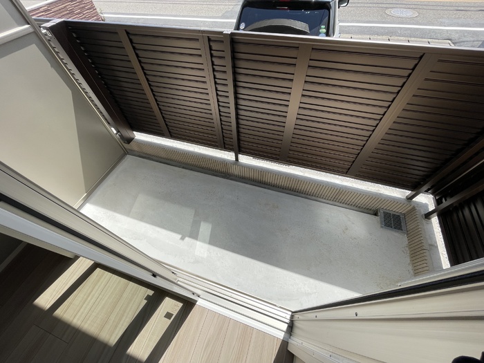 12/21 バルコニー