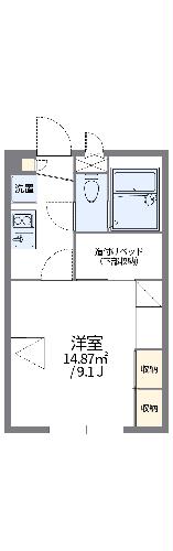 レオパレスカリーハイツの間取り
