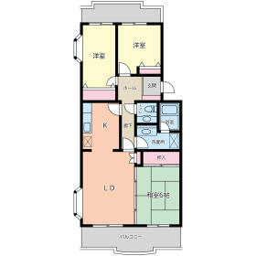 パリハイツの間取り