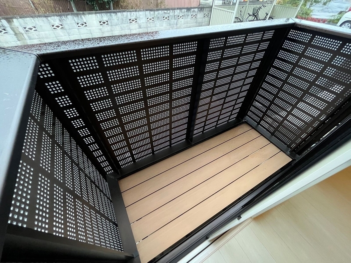 12/21 バルコニー