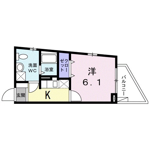 プロムナード清華の間取り