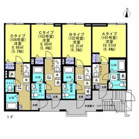 ヴォレ・ソレイユ北千住の間取り