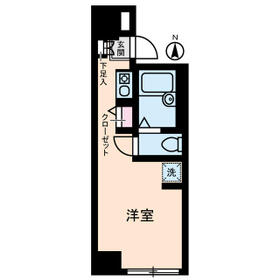 ダイヤモンドレジデンス白河・0101号室の間取り