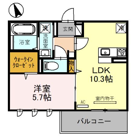 グラシア内畑の間取り