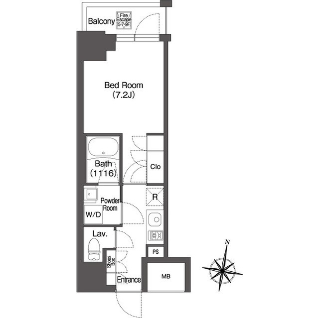 ミリアレジデンス広尾の間取り