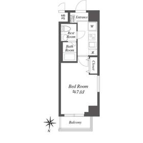 ルクレ中落合の間取り