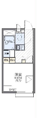 レオパレスブリスクコートの間取り