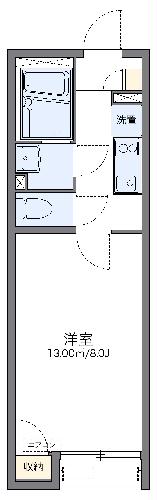 レオネクストゼフィールの間取り
