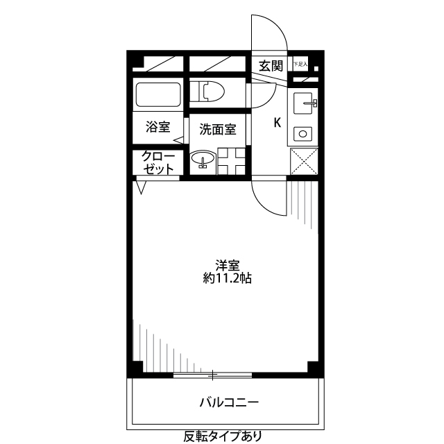アンプルール フェール 北戸田の間取り