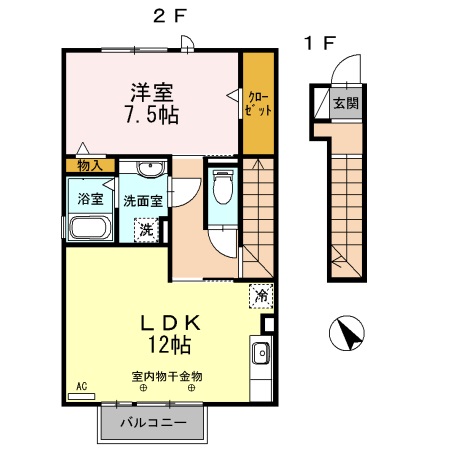 ベスタの間取り