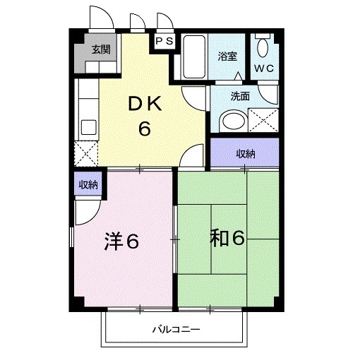 ガーデンプレイスBの間取り