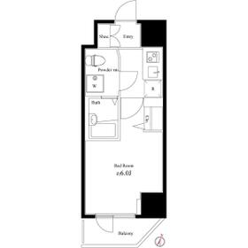ハーモニーレジデンス池袋＃００３・0904号室の間取り