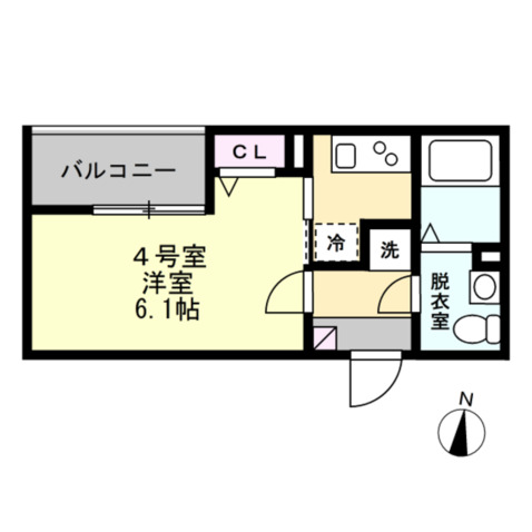 Bay Room vidaの間取り