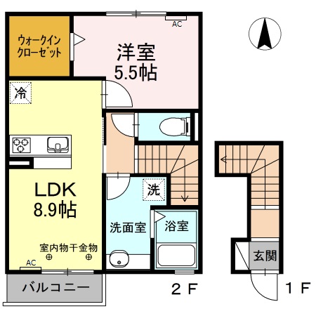 ワイズコートの間取り