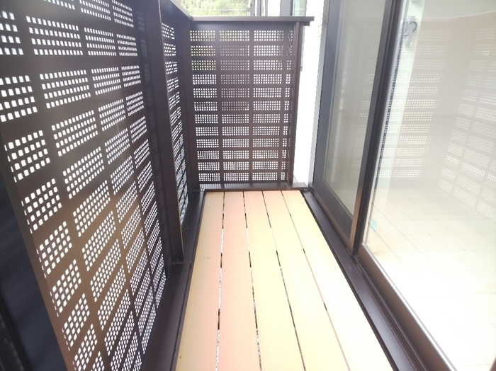 12/25 バルコニー