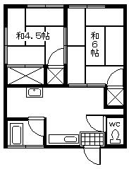 松本アパートの間取り