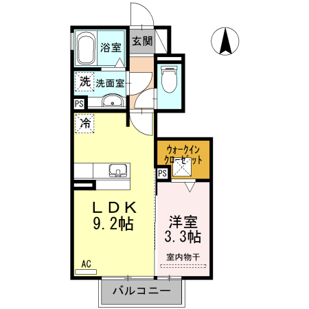 ルガールマルト B棟の間取り