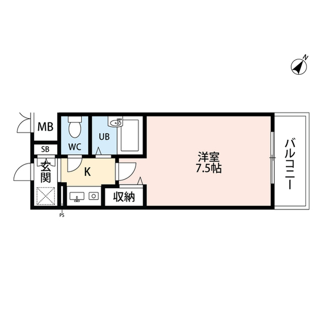 プレール中目黒の間取り