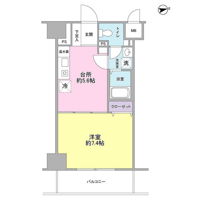 ヴェルデ東日本橋の間取り