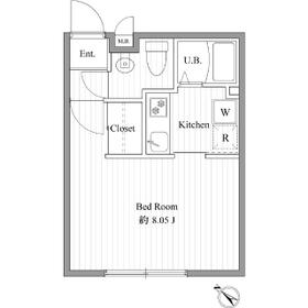 ZESTY西新宿Ⅲの間取り