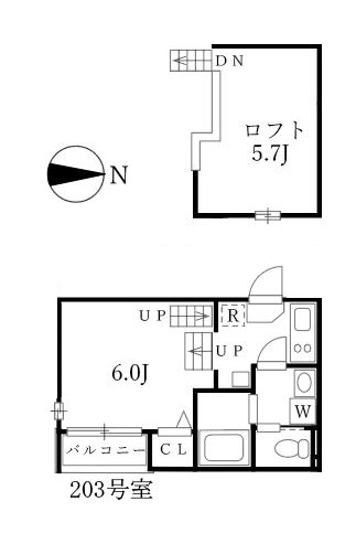 ダフォディルの間取り