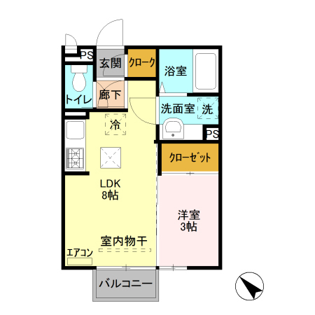 サンモールの間取り